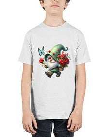 gnome with butterfly 24# - gnome - Youth Tee Unisex