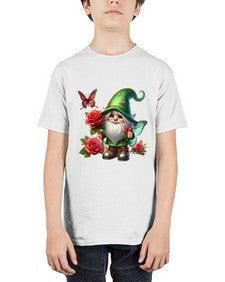 gnome with butterfly 26# - gnome - Youth Tee Unisex