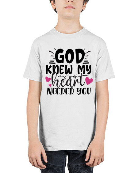 god knew my heart needed you Style 83# - baby - Youth Tee Unisex