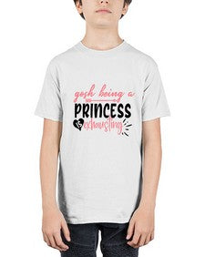 gosh being a princess 490# - sassy - Youth Tee Unisex