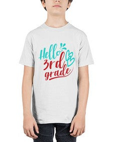 hallo third grade 231# - third grade - Youth Tee Unisex