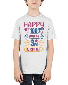 happy th day of third grade 254# - third grade - Youth Tee Unisex
