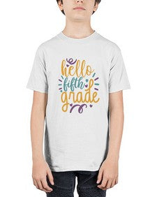 hello fifth grade 257# - fifth grade - Youth Tee Unisex
