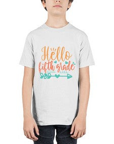 hello fifth grade 259# - fifth grade - Youth Tee Unisex