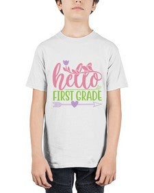 hello first grade 269# - first grade - Youth Tee Unisex