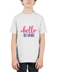hello first grade 270# - first grade - Youth Tee Unisex