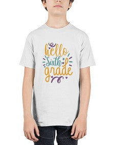 hello sixth grade 336# - sixth grade - Youth Tee Unisex