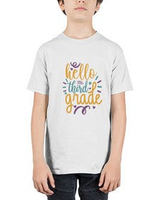 hello third grade 340# - third grade - Youth Tee Unisex