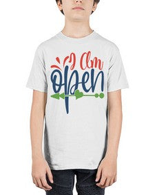 i am open Style 100# - motivation - Youth Tee Unisex