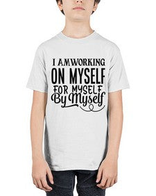 i am working make today ridiculously amazing Style 98# - motivation - Youth Tee Unisex