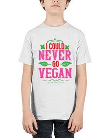 i could never go vegan 206# - vegan - Youth Tee Unisex