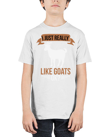 i just really like goats ok Style 3# - goat - Youth Tee Unisex
