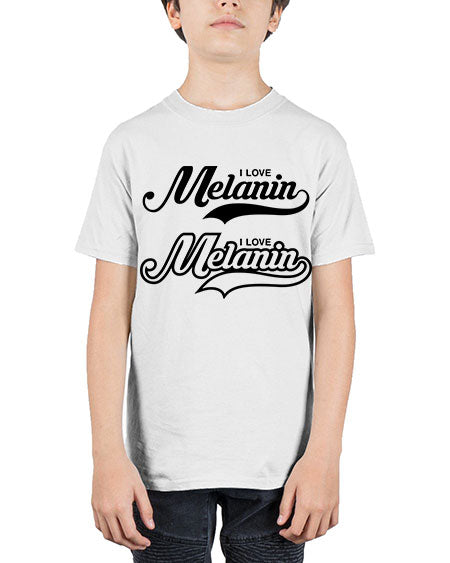 i love melanin 112# - black words and phrases - Youth Tee Unisex