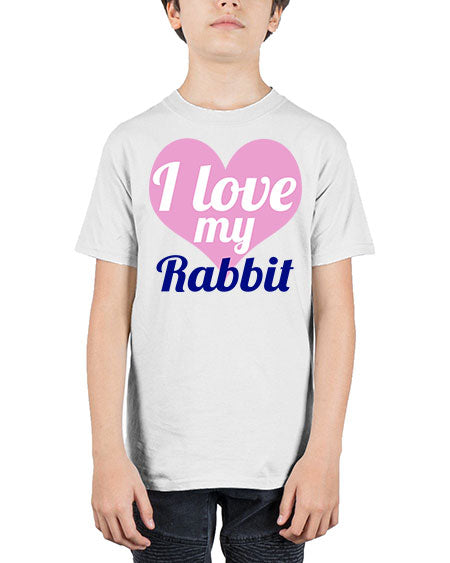 i love my rabbit - rabbit - Youth Tee Unisex