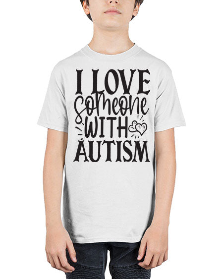 i love someone with autism 665# - autism - Youth Tee Unisex