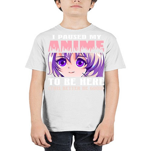 i paused my anime to be here236# - anime - Youth Tee Unisex