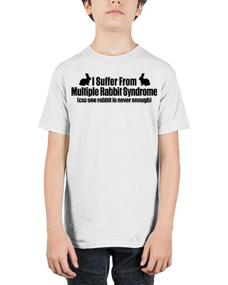 i suffer from mulitple rabbit syndrome - rabbit - Youth Tee Unisex