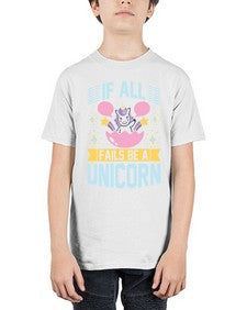 if all fails be a unicorn 221# - unicorn - Youth Tee Unisex