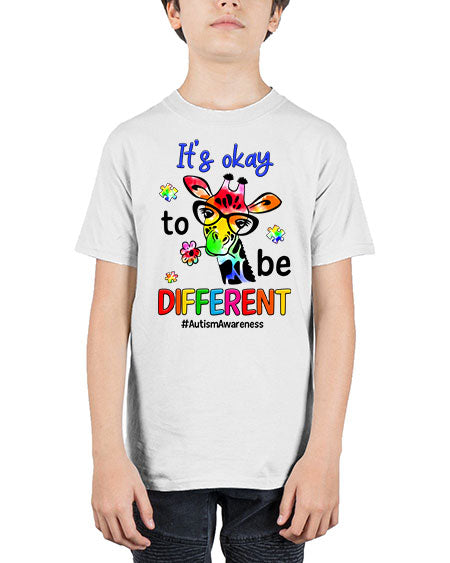 its ok to be diffent 2# - autism - Youth Tee Unisex