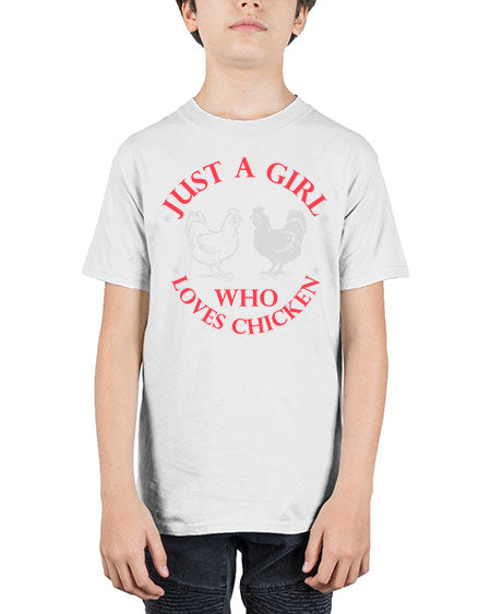 just a girl who loves chicken Style 3# - chicken - Youth Tee Unisex