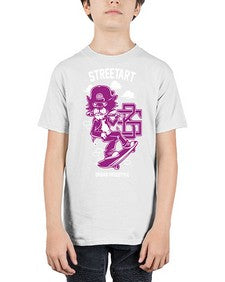 lets skate 724# - art pop art - Youth Tee Unisex