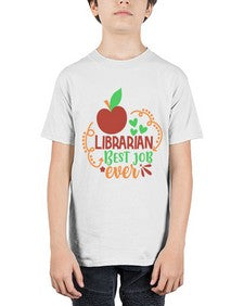 librarian best job ever 473# - librarian - Youth Tee Unisex