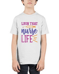livin that nurse life Style 276# - nurse - Youth Tee Unisex