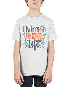livin that pre school life 500# - prek headstart - Youth Tee Unisex