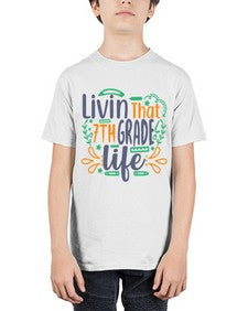 livin that seventh garde life 502# - seventh grade - Youth Tee Unisex