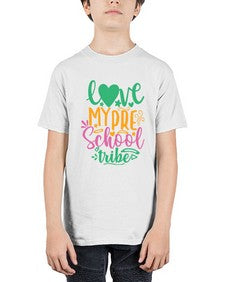 love my pre school tribe 521# - prek headstart - Youth Tee Unisex