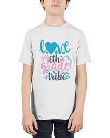 love my sixth grade tribe 523# - sixth grade - Youth Tee Unisex