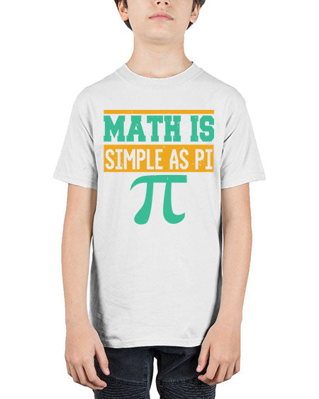math is simple as pi 35# - pi - Youth Tee Unisex