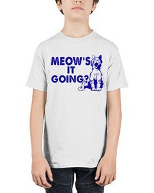 meows its going - cats - Youth Tee Unisex