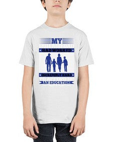 my mum and dad had worked incredibly hard to afford me an education 472# - parents day - Youth Tee Unisex