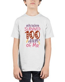 my teacher grade survived one hundred days of me 551# - one hundred days - Youth Tee Unisex