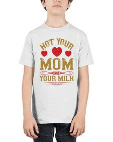 not your mom not your milk 361# - vegan - Youth Tee Unisex