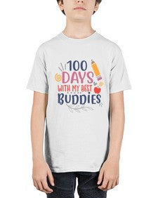 one hundred days with my best buddies 586# - one hundred days - Youth Tee Unisex