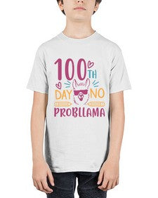 one hundredth day no probllama 597# - one hundred days - Youth Tee Unisex