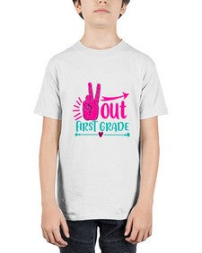 out first grade 607# - first grade - Youth Tee Unisex