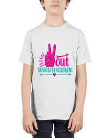 out seven grade 612# - seventh grade - Youth Tee Unisex