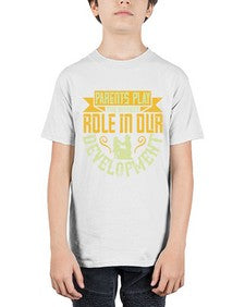 parents play the biggest role in our development 534# - parents day - Youth Tee Unisex