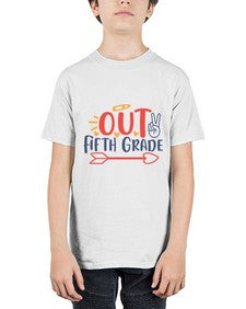 peace out fifth grade 620# - fifth grade - Youth Tee Unisex