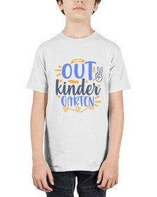 peace out kindergarten 635# - kindergarten - Youth Tee Unisex