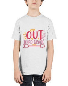peace out third grade 647# - third grade - Youth Tee Unisex