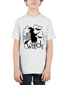percent that witch 55# - witch - Youth Tee Unisex