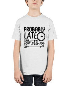 probably late for something 999# - sassy - Youth Tee Unisex