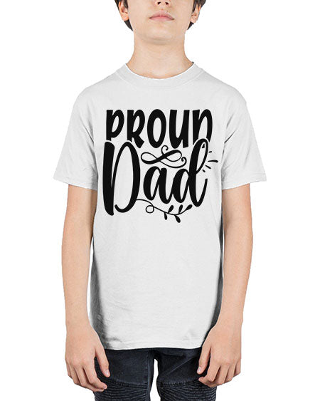 proud dad Style 37# - autism - Youth Tee Unisex