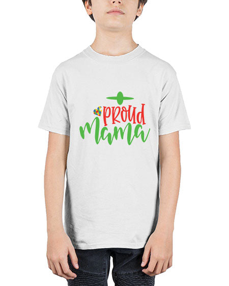 proud mama Style 38# - autism - Youth Tee Unisex