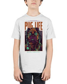 pug life zkmmhj 1005# - art pop art - Youth Tee Unisex