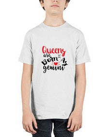 queens Are Born As Gemini 385# - gemini - Youth Tee Unisex